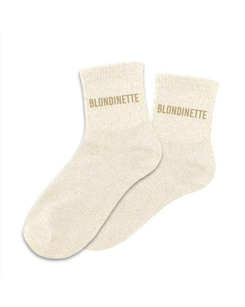 CHAUSSETTES PAILLETTES "BLONDINETTE"