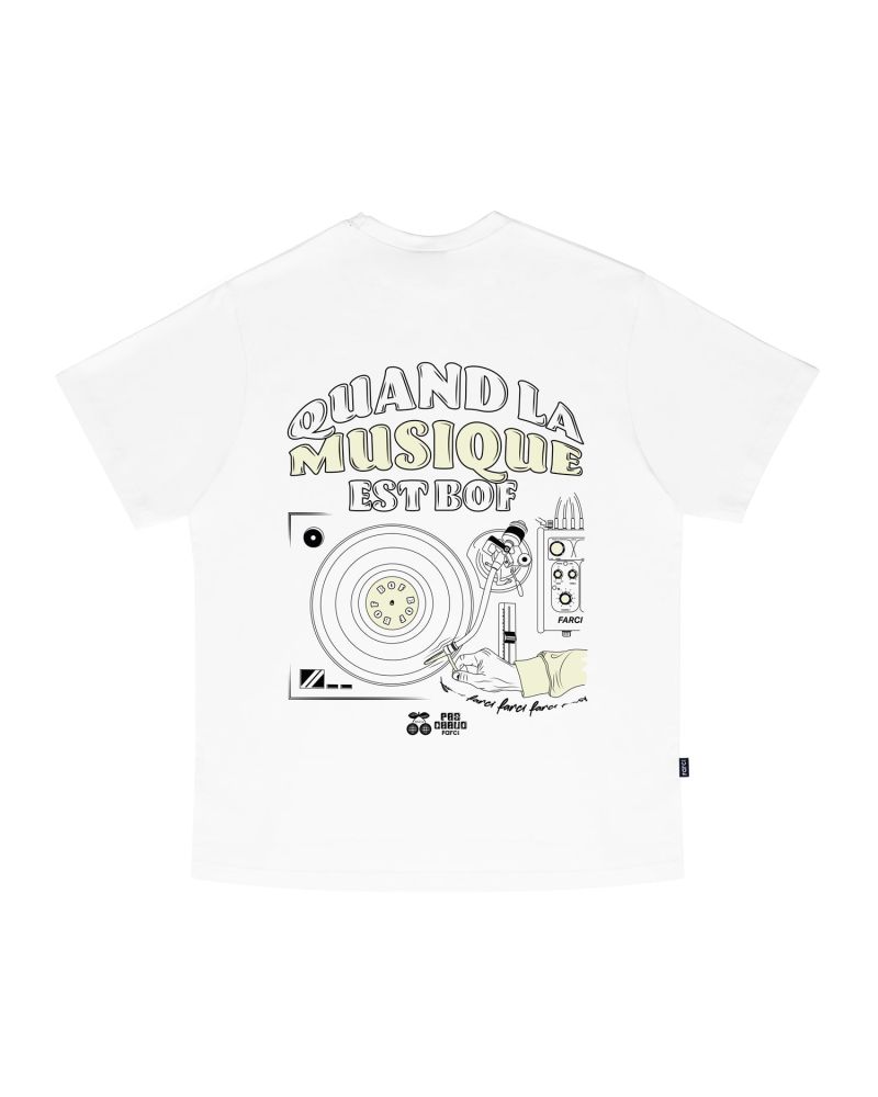 FARCI TEE BOF white