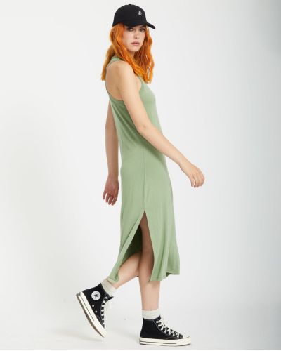 STONELIGHT DRESS GRASS GREEN