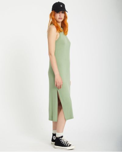 STONELIGHT DRESS GRASS GREEN