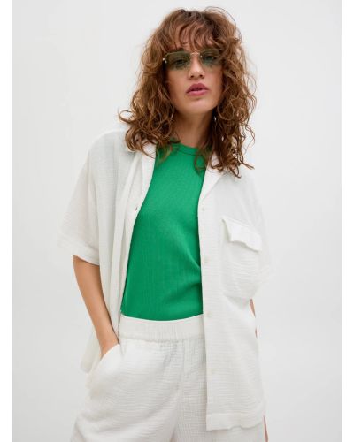 JXPIA MUSLIN RLX SS SHIRT WVN