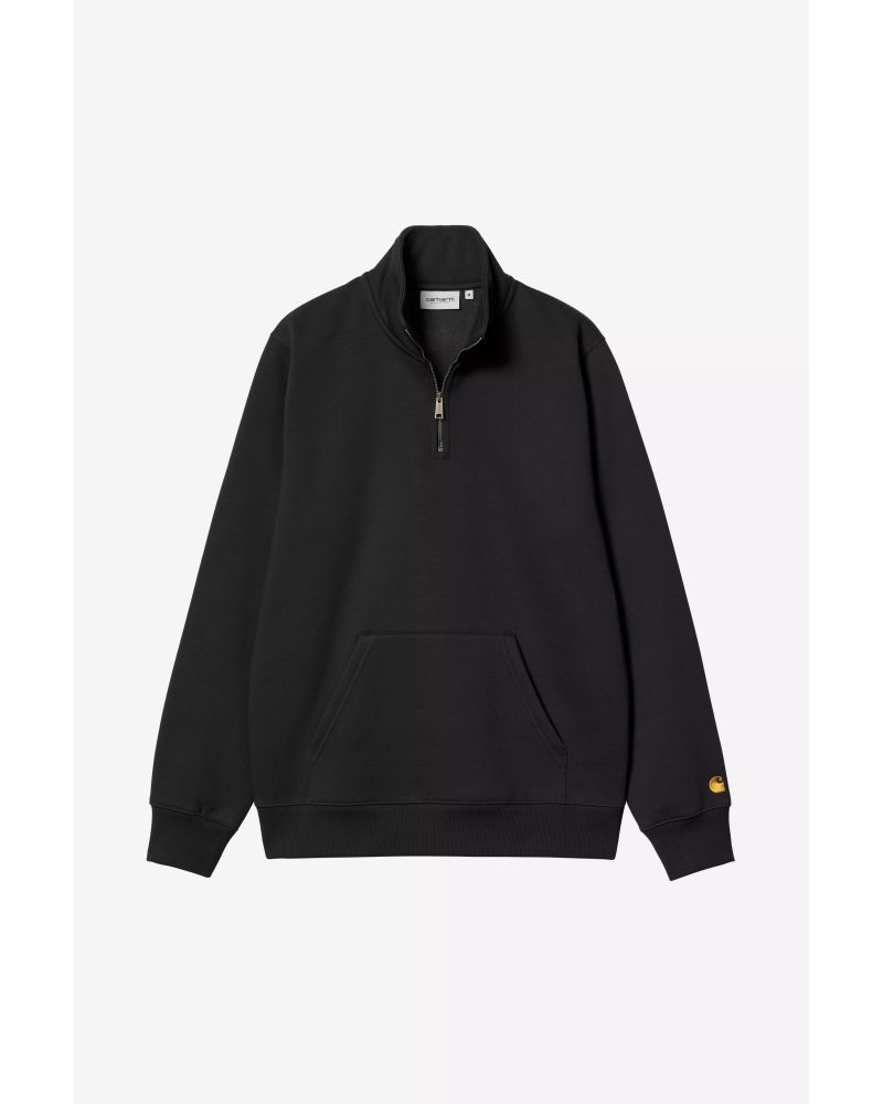 Chase Neck Zip Sweat black