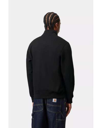 Chase Neck Zip Sweat black