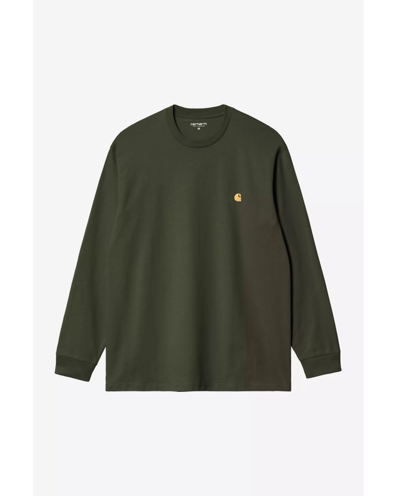 L/S Chase T-Shirt Olive / gold