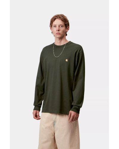 L/S Chase T-Shirt Olive / gold
