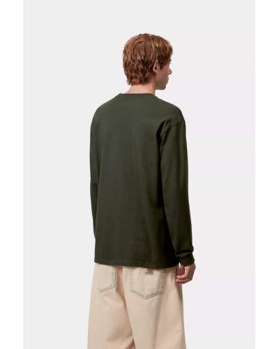 L/S Chase T-Shirt Olive / gold