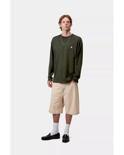 L/S Chase T-Shirt Olive / gold