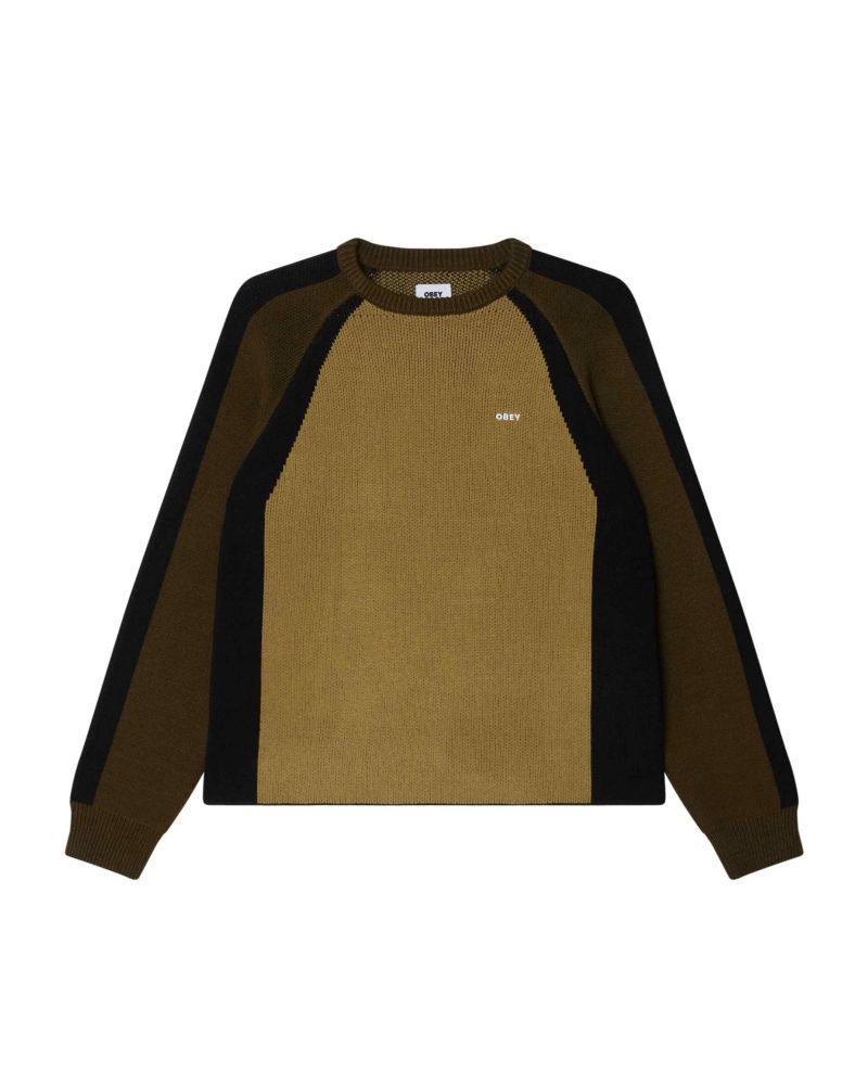 Raglan crew neck sweater