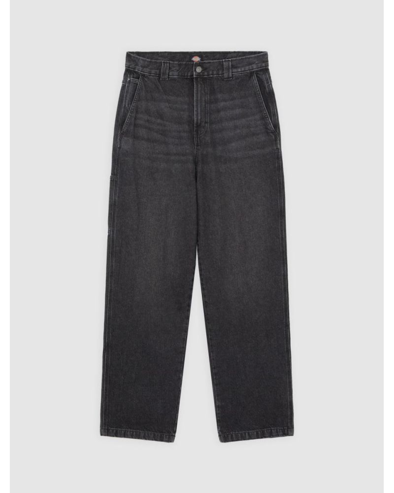 MADISON BAGGY FIT DENIM BLACK WSH FADED