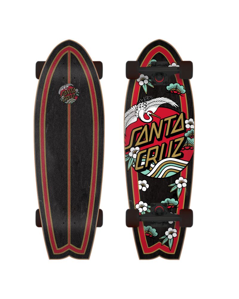 SANTA CRUZ COMPLETE CRUISER CRANE DOT 8.8 X 27.7 SHARK