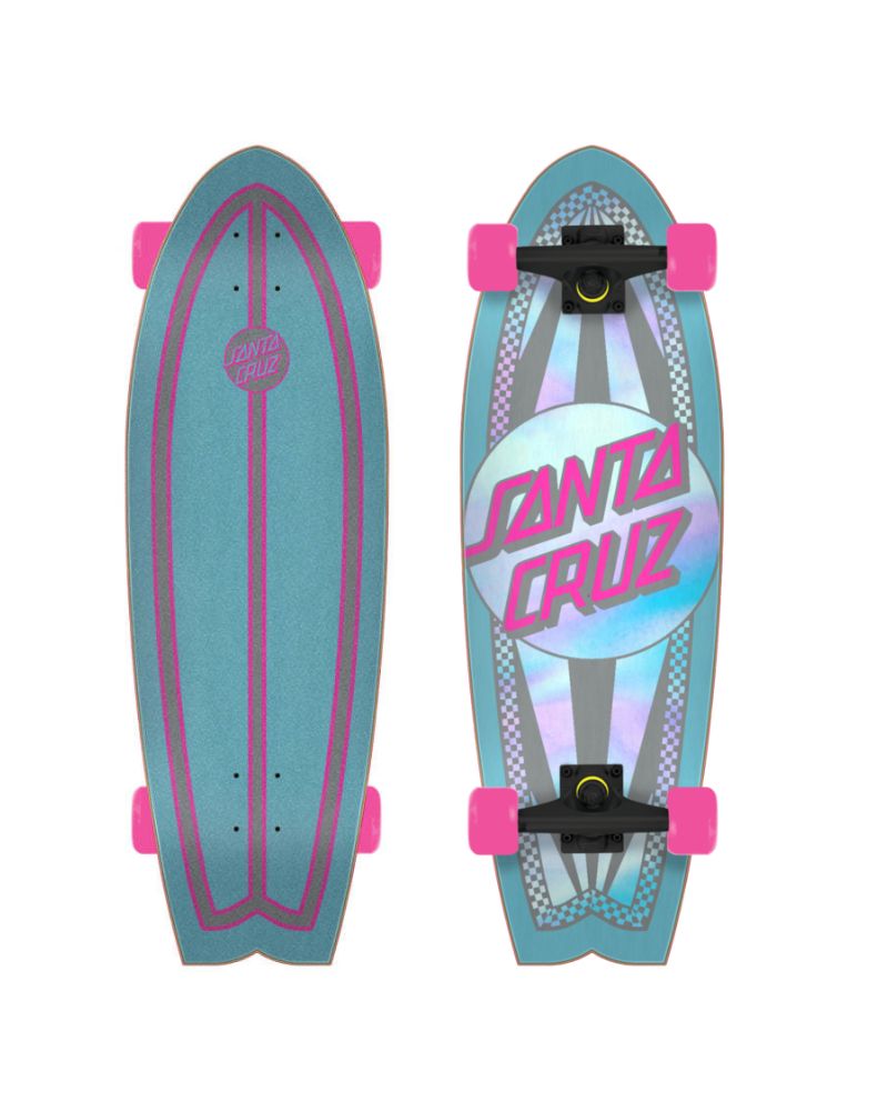SANTA CRUZ COMPLETE CRUISER PRISMATIC DOT 8.8 X 27.7 SHARK