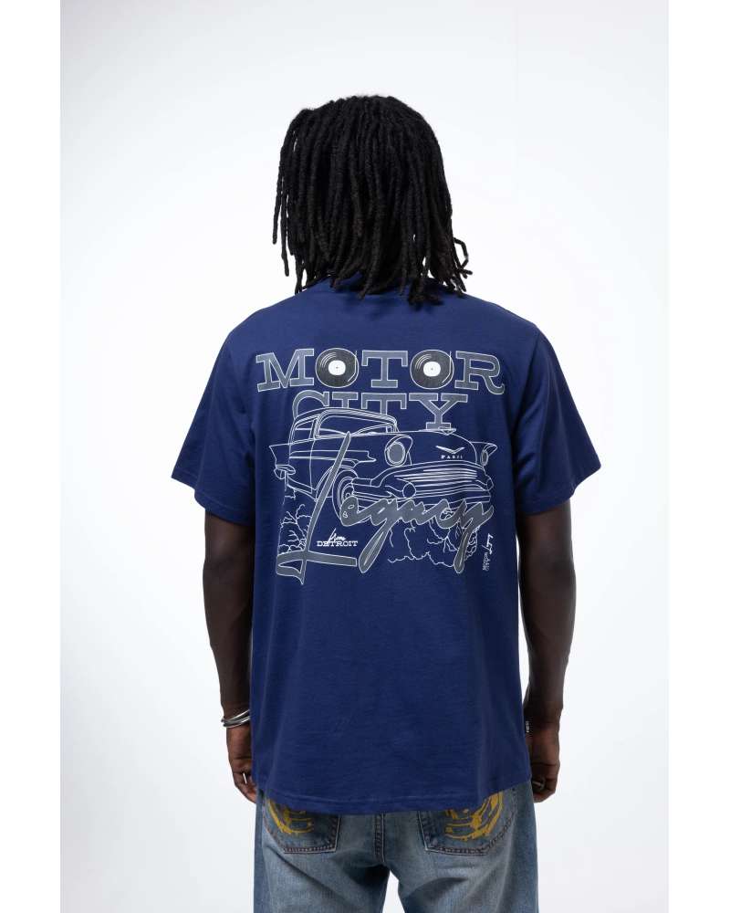T-SHIRT MOTOR BLUE