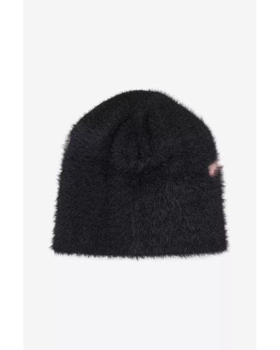 Chedda Beanie Black / Glassy Pink