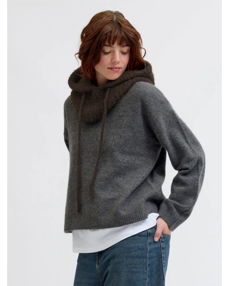 JXKATHERINE KNITTED BALACLAVA ACC LN - BRACKEN