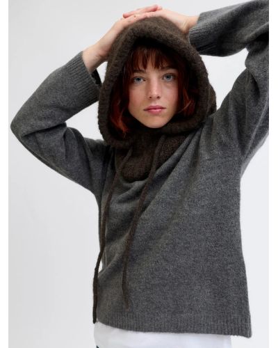 JXKATHERINE KNITTED BALACLAVA ACC LN - BRACKEN