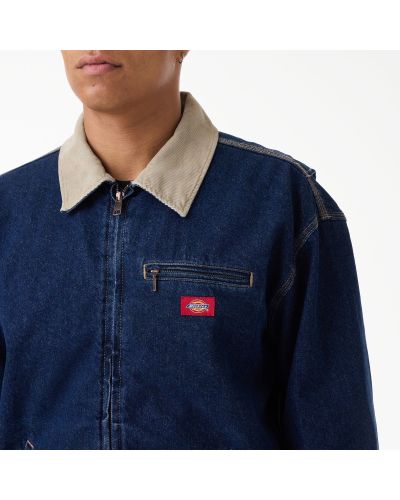 DENIM PAINTER JACKET DARK INDIG