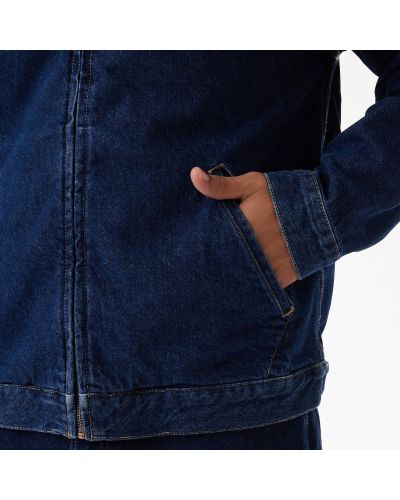 DENIM PAINTER JACKET DARK INDIG