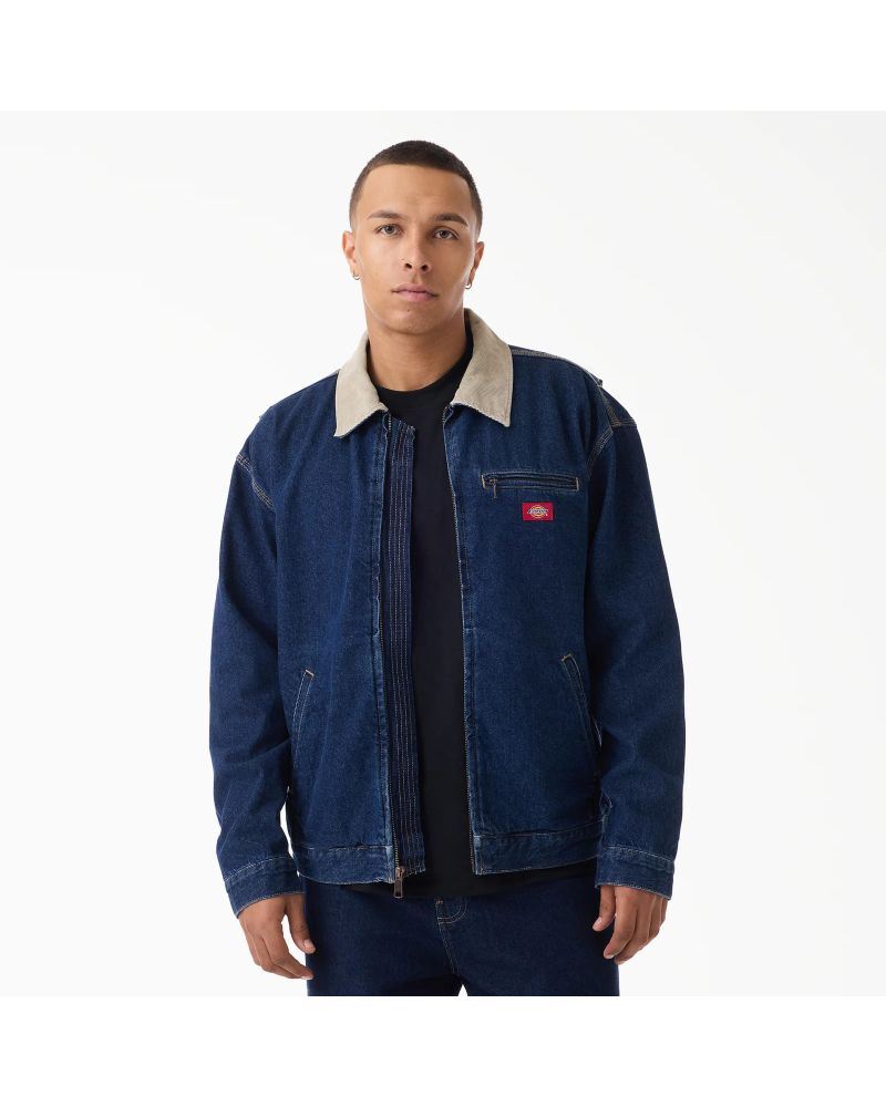 DENIM PAINTER JACKET DARK INDIG