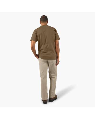 LURAY POCKET TEE SS marron