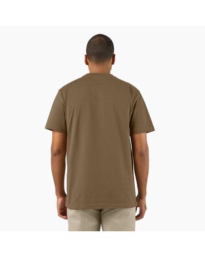 LURAY POCKET TEE SS marron