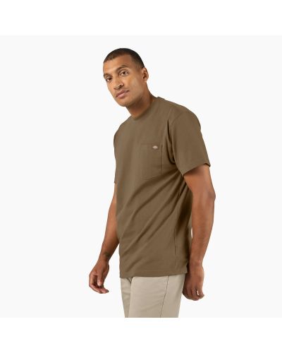 LURAY POCKET TEE SS marron