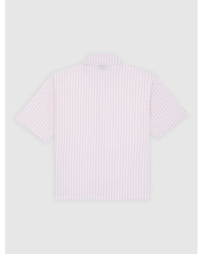 VENEDOCIA STRIPE SHIRT SS rose