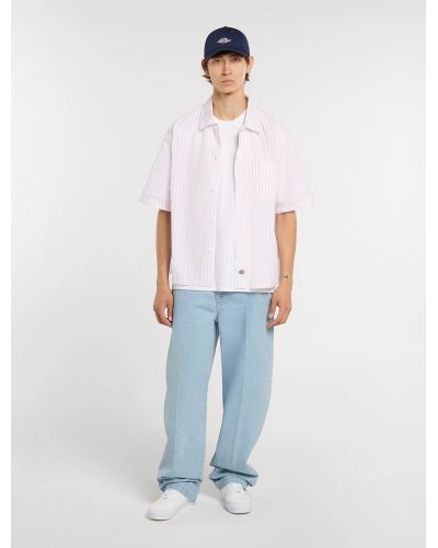 VENEDOCIA STRIPE SHIRT SS rose