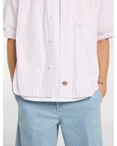 VENEDOCIA STRIPE SHIRT SS rose