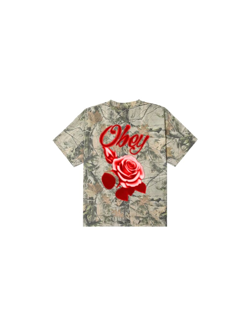 Obey airbrushed rose camo