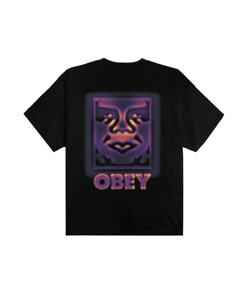 t-shirt Obey heat map icon