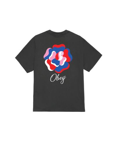 Obey paper rose tee