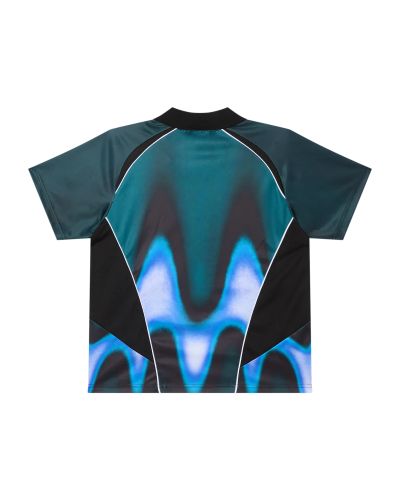 Obey blurred soccer jersey