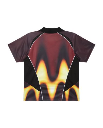 Obey blurred soccer jersey