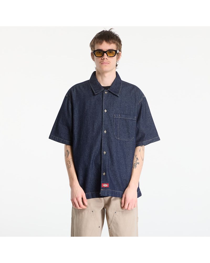 DENIM SHIRT SS RINSED
