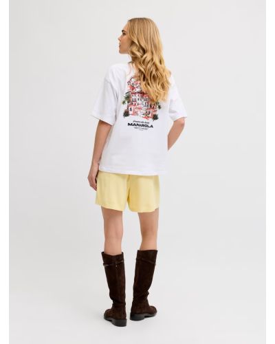 JXALMIRA LINEN BLEND HW SHORTS WVN LN