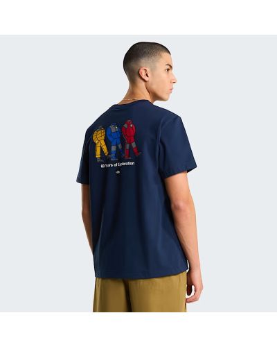 M TNF CEL RX SS TEE SUMMIT NAVY