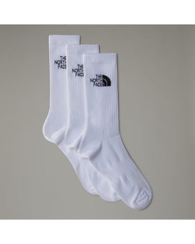 MLSPRT SOCK CSH QRTR 3P TNF WHI