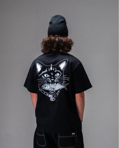 Black Sardine T-shirt Black