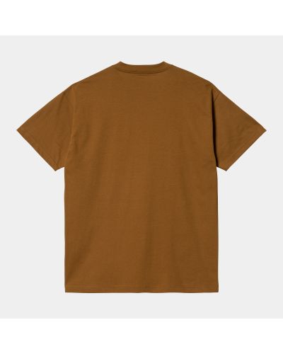 S/S Heart Patch T-Shirt deep h brown