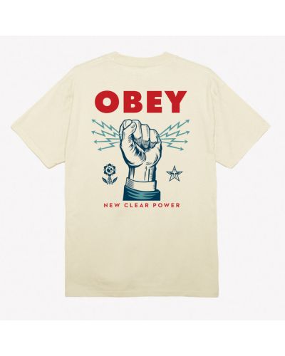Tshirt Obey new clear power cream
