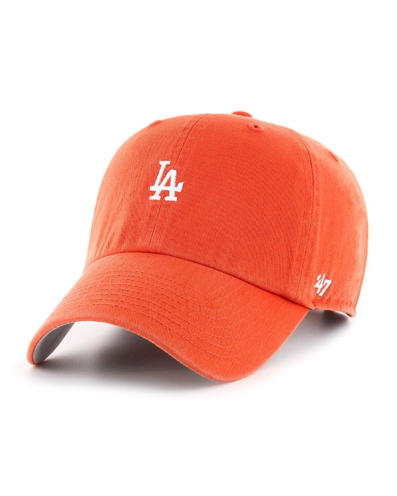 47 CAP MLB LOS ANGELES DODGERS BASE RUNNER CLEAN UP ORANGE