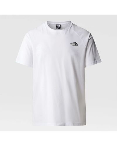 M S/S NORTH FACES TEE blanc