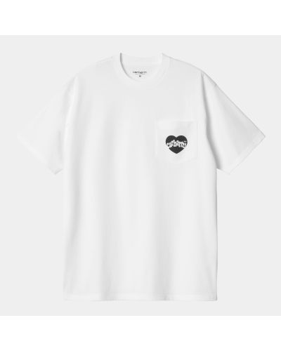 S/S Amour Pocket T-Shirt blanc