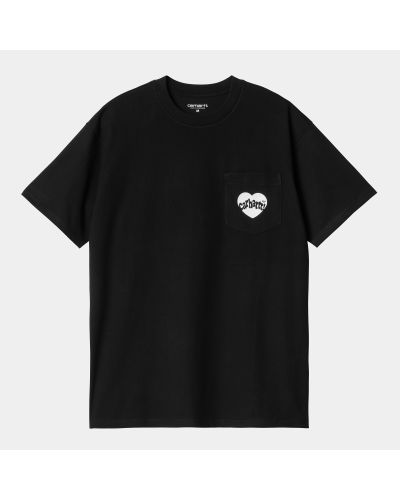 S/S Amour Pocket T-Shirt black / white