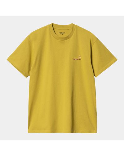 S/S American Script T-Shirt jaune
