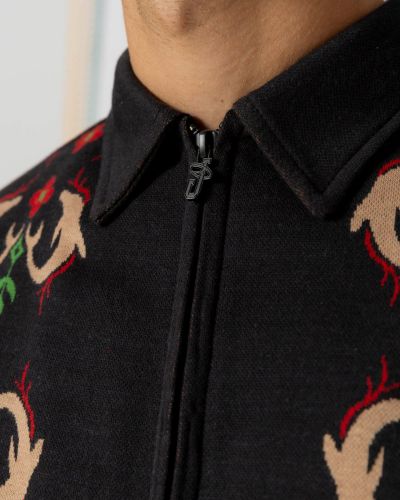 Dolphin Club Full Zip Knit Polo