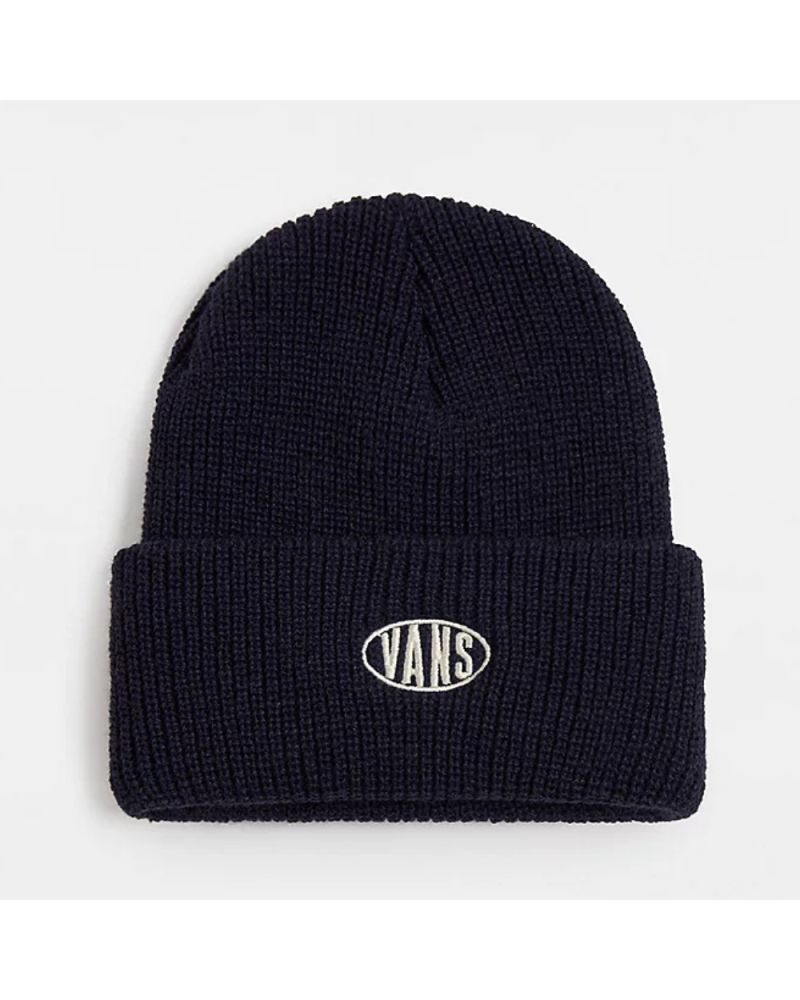 SPRAY ON CUFF BEANIE bleu