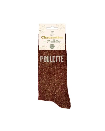 CHAUSSETTES PAILLETTES "POULETTE"
