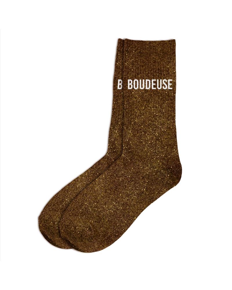 CHAUSSETTES PAILLETTES "BOUDEUSE"