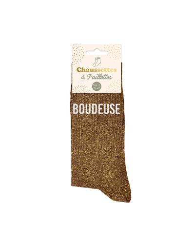 CHAUSSETTES PAILLETTES "BOUDEUSE"